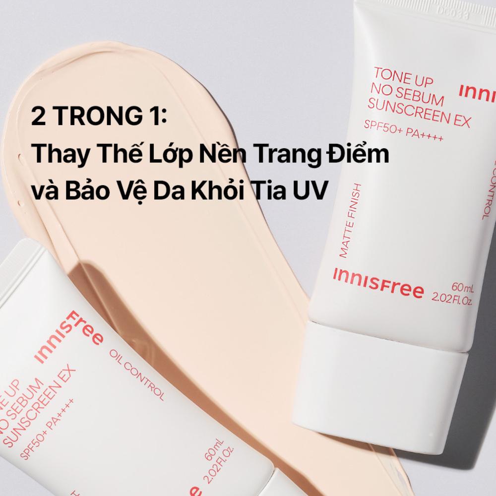 Kem chống nắng Innisfree Tone Up No Sebum Sunscreen