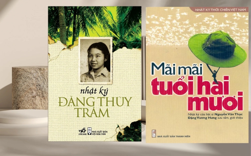 Sách "Nhật Ký Đặng Thùy Trâm" và "Mãi Mãi Tuổi Hai Mươi"