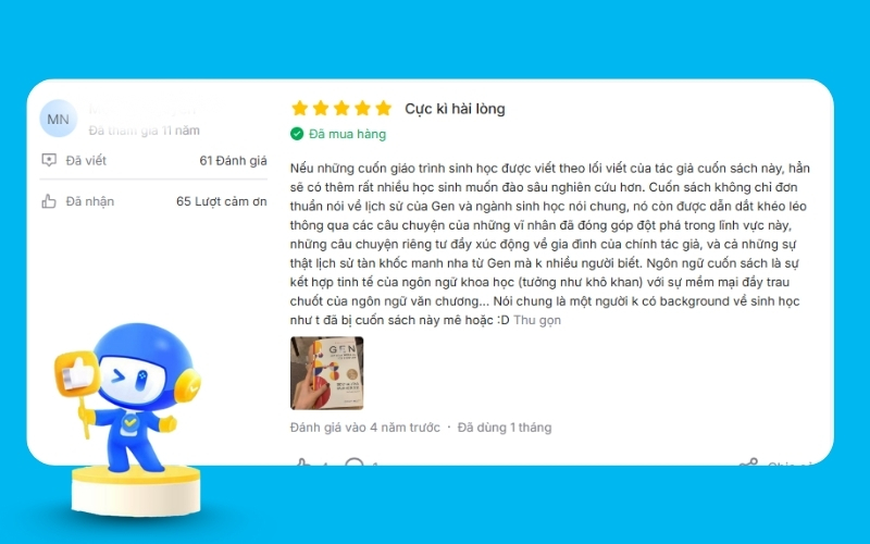 Đọc review từ những độc giả đã mua trước trên các nền tảng trước khi mua