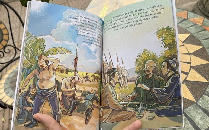 Bộ sách là sự kết hợp giữa sử gia và họa sĩ