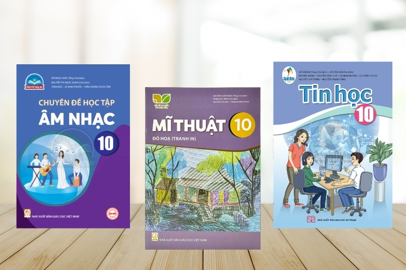 Sách lớp 10 nhóm Công nghệ và Mĩ Thuật