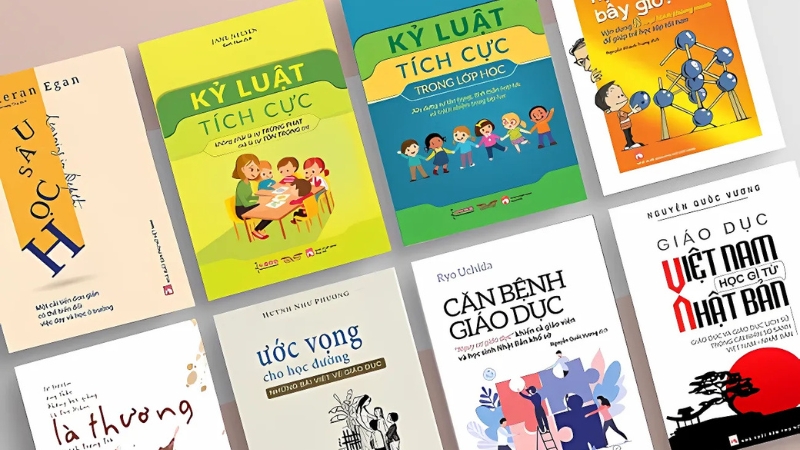Sách về giáo dục luôn là chủ đề được quan tâm