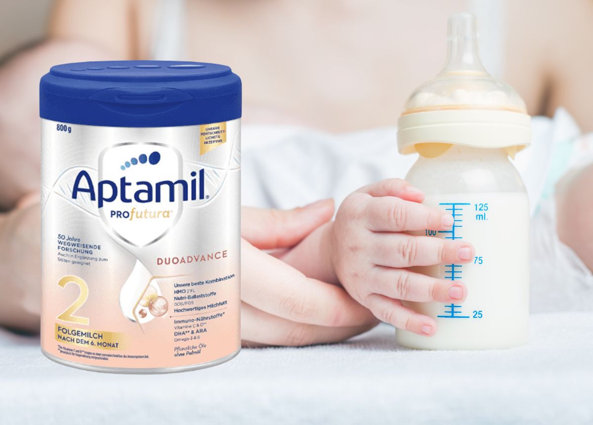 Cách pha sữa Aptamil Đức đúng cách