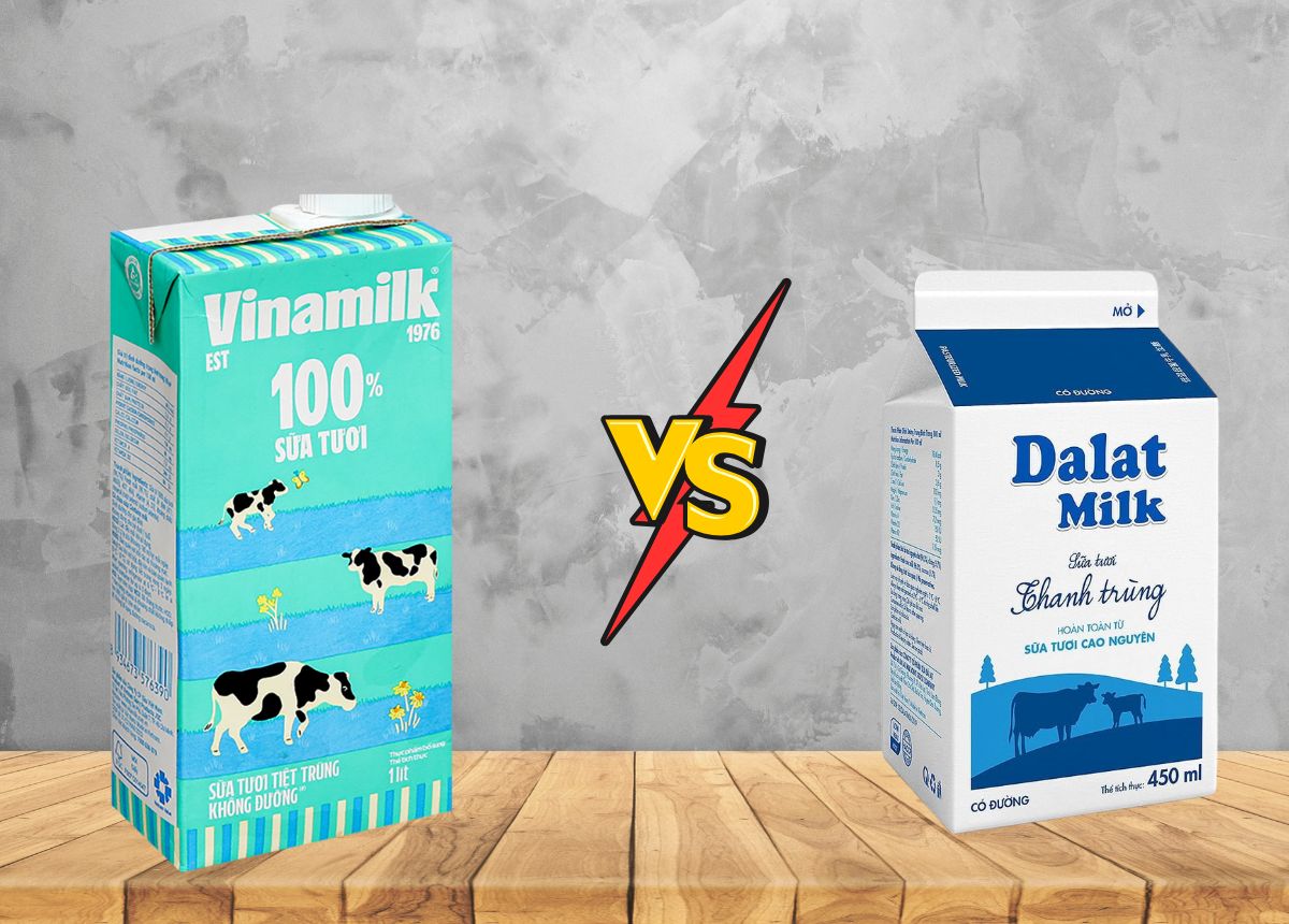 Sự khác nhau giữa sữa tươi thanh trùng và sữa tươi tiệt trùng