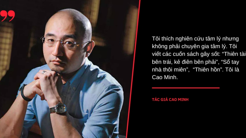 Tác giả Cao Minh và quá trình ra đời đặc biệt của sách.
