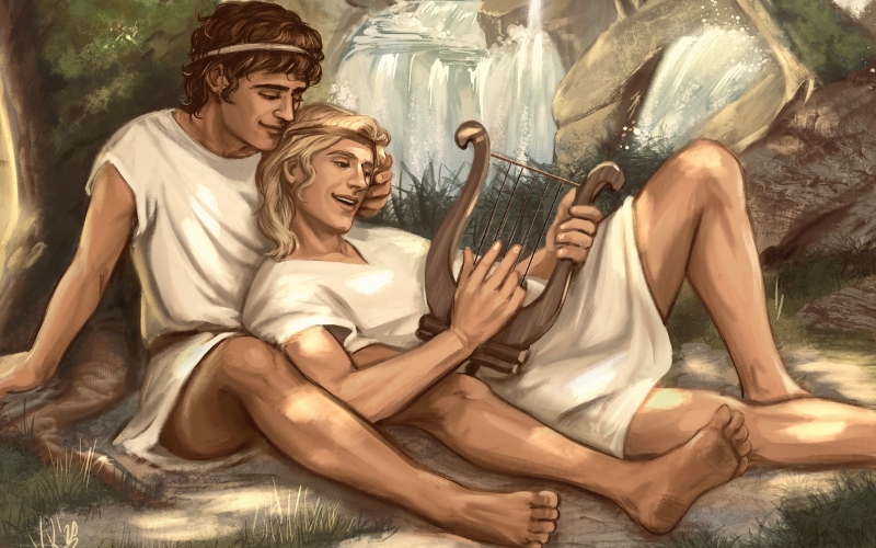 Tình yêu chân thành của Patroclus biến vị á thần thành một con người gần gũi và giàu cảm xúc