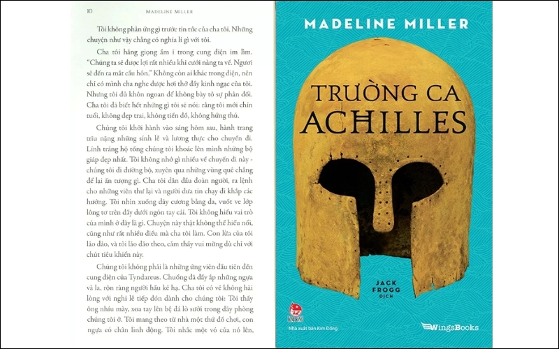 Miller dùng ngôn ngữ thi ca, trung thành với Iliad nhưng khéo lồng cảm xúc, làm giàu tâm lý nhân vật
