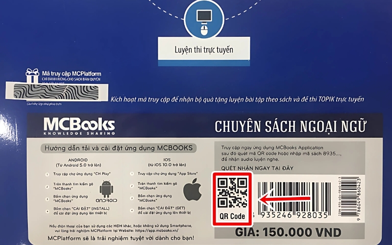 Nhiều bộ sách đã tích hợp mã QR