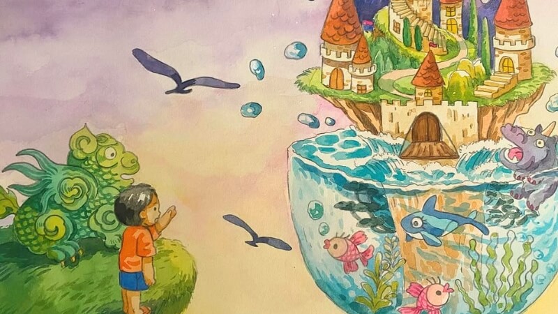 Sự cộng hưởng hoàn hảo giữa con chữ và hình ảnh.
