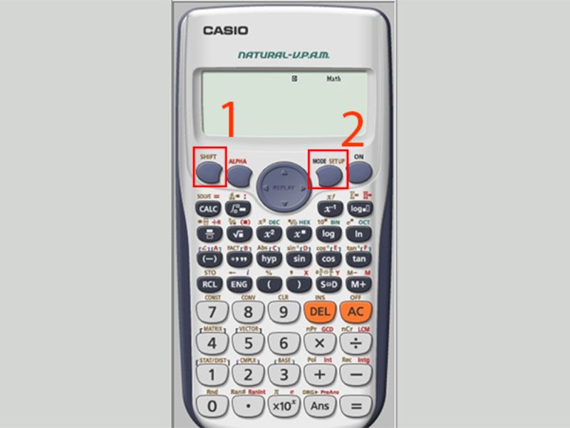 Thao tác chuyển đổi giữa các chế độ góc R, D, G trên máy tính