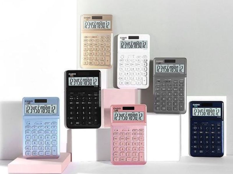 Máy tính Casio JW-200SC được sử dụng nhiều trong văn phòng