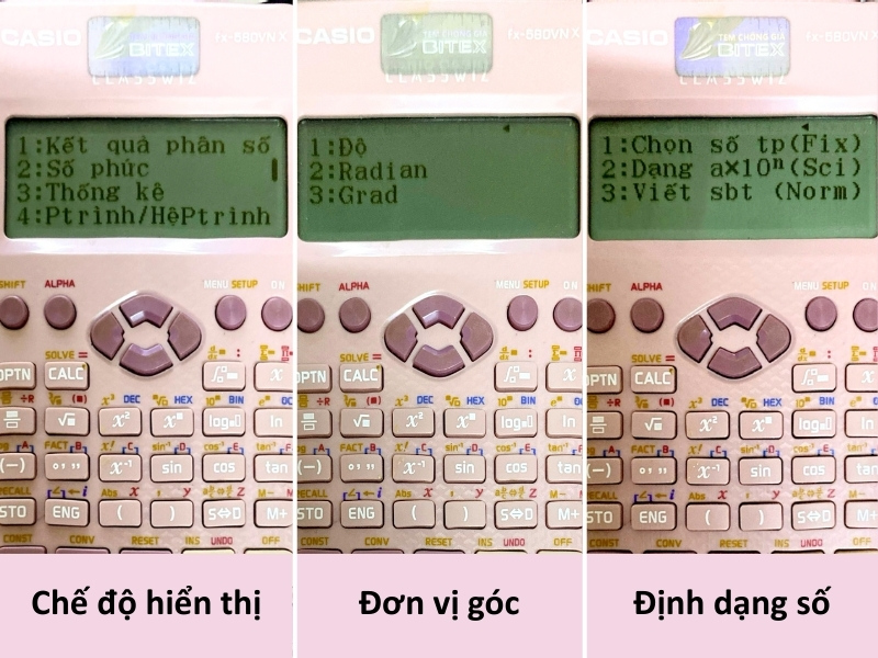 Cần cài đặt chế độ hiển thị sau khi đã reset máy