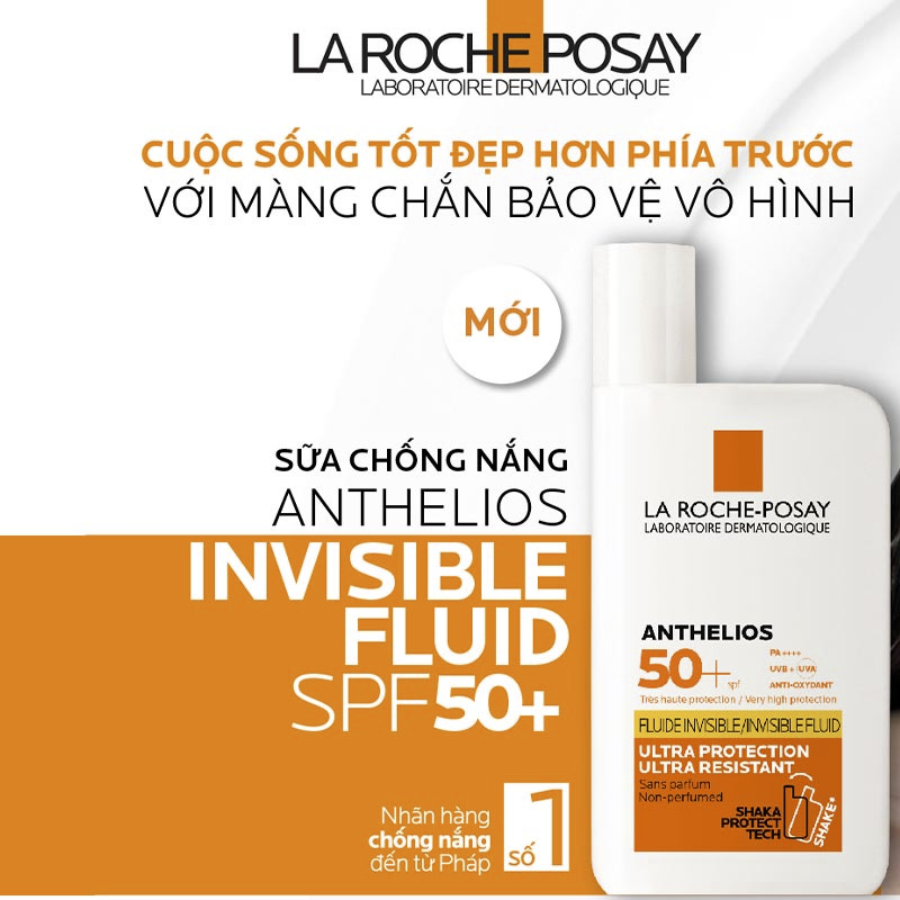 Sữa chống nắng La Roche-Posay Anthelios Invisible Fluid