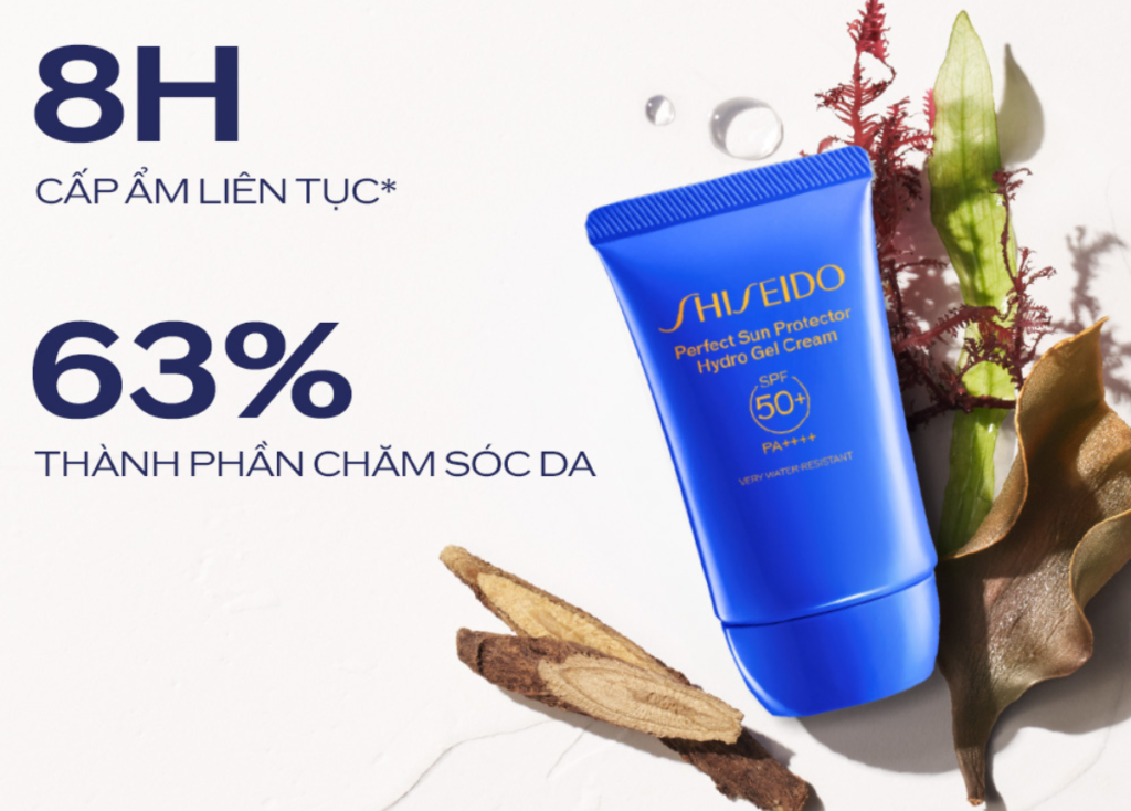 Gel chống nắng Shiseido Perfect Sun Protector Hydro Gel Cream