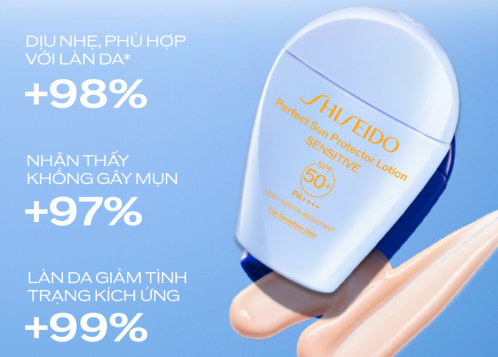 Kem chống nắng Shiseido Perfect Sun Protector Lotion Sensitive