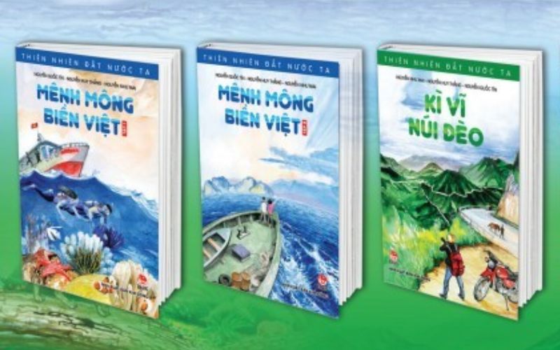 Bộ sách Tứ bình về địa lý Việt Nam nổi tiếng của NXB Kim Đồng