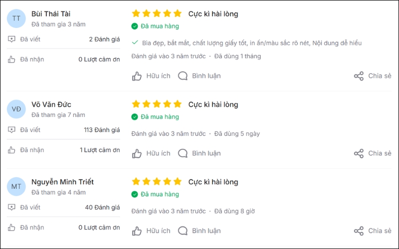 Trước khi mua, bạn nên tham khảo phần review trên Tiki