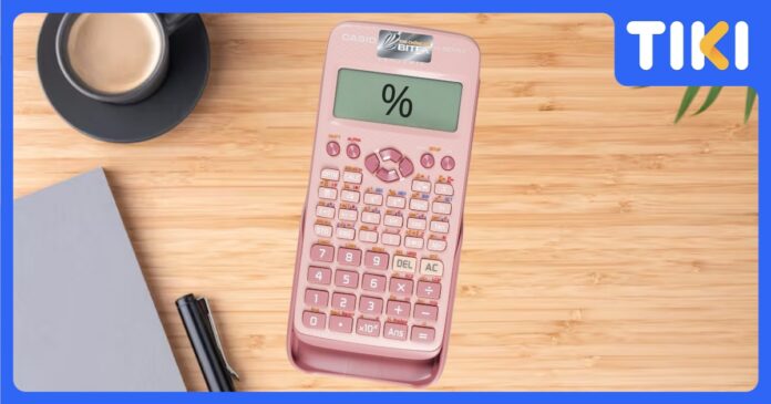 Nút phần trăm máy tính Casio: Cách bấm, mẹo và ứng dụng thực tế