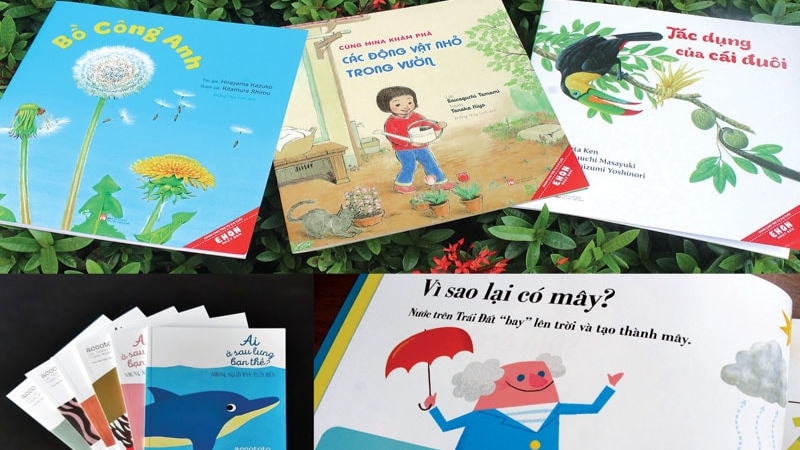 Sức nặng của câu chuyện nằm ở phần hình ảnh, khuyến khích trẻ tự do tưởng tượng