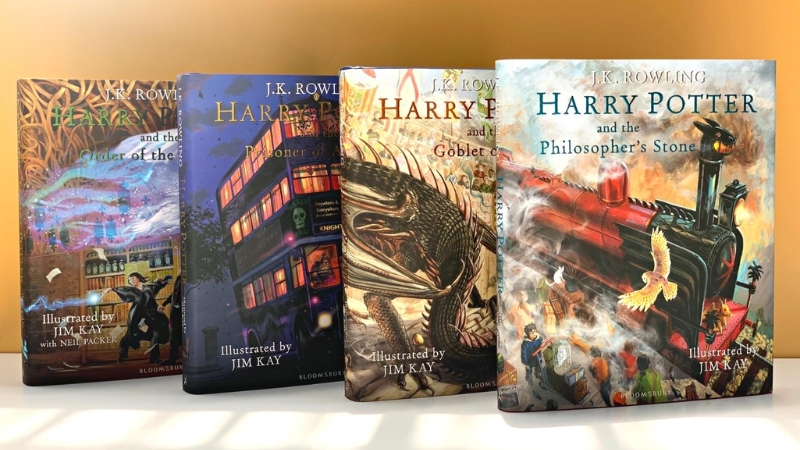 Trọn bộ Harry Potter chắc chắn sẽ làm hài lòng mọi lứa tuổi yêu thích phép màu