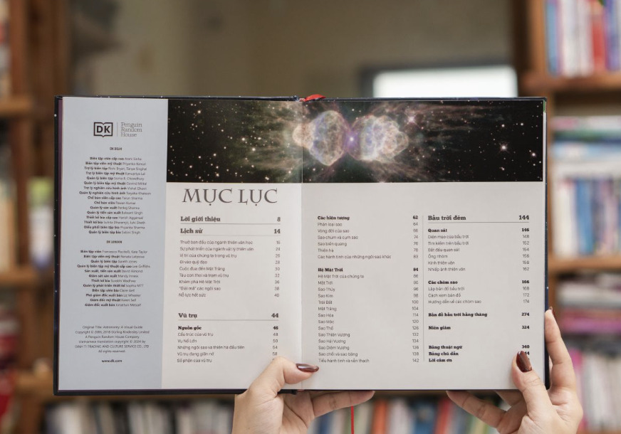 Mới bắt đầu nên chọn sách thiên văn học có nhiều hình ảnh