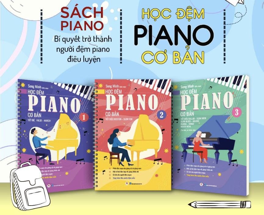 Sách Học đệm piano cơ bản