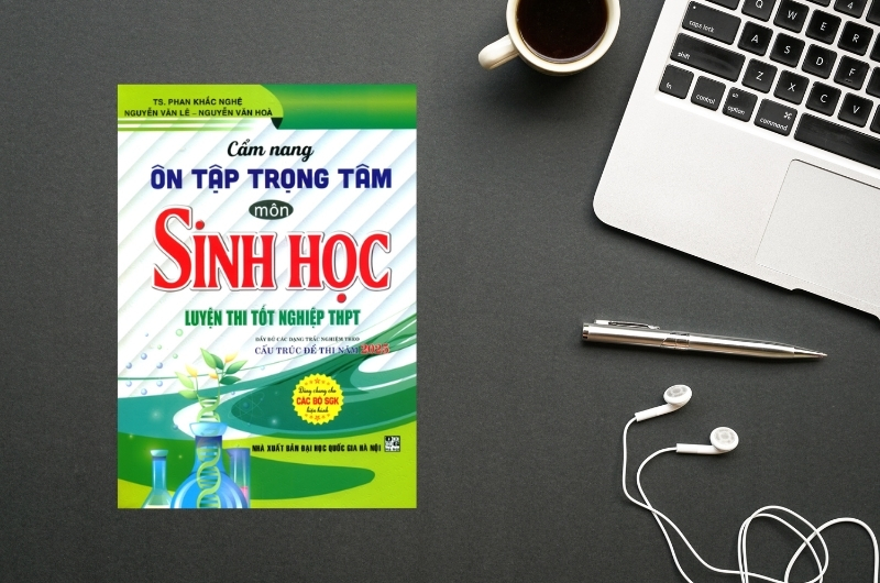 Sách Cẩm Nang Ôn Tập Trọng Tâm Môn Sinh Học Luyện Thi Tốt Nghiệp THPT
