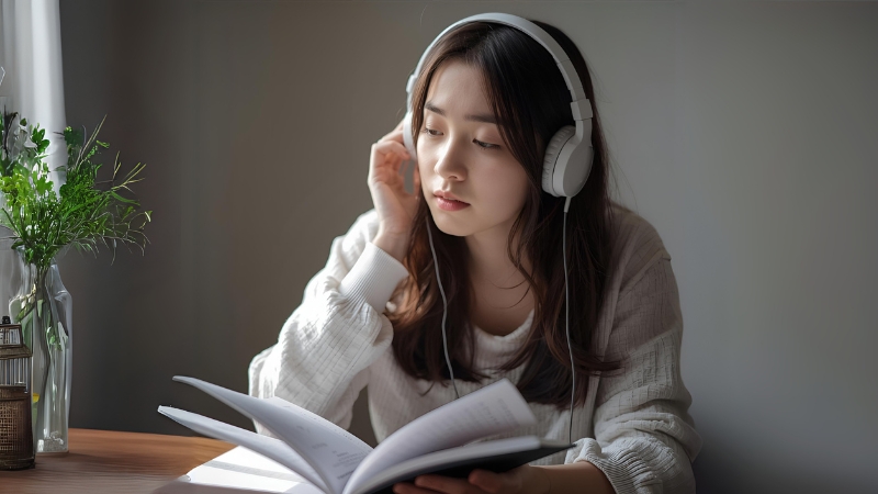 Mẹo đọc sách tiếng Trung hiệu quả: Kết hợp nghe audio book để luyện phát âm
