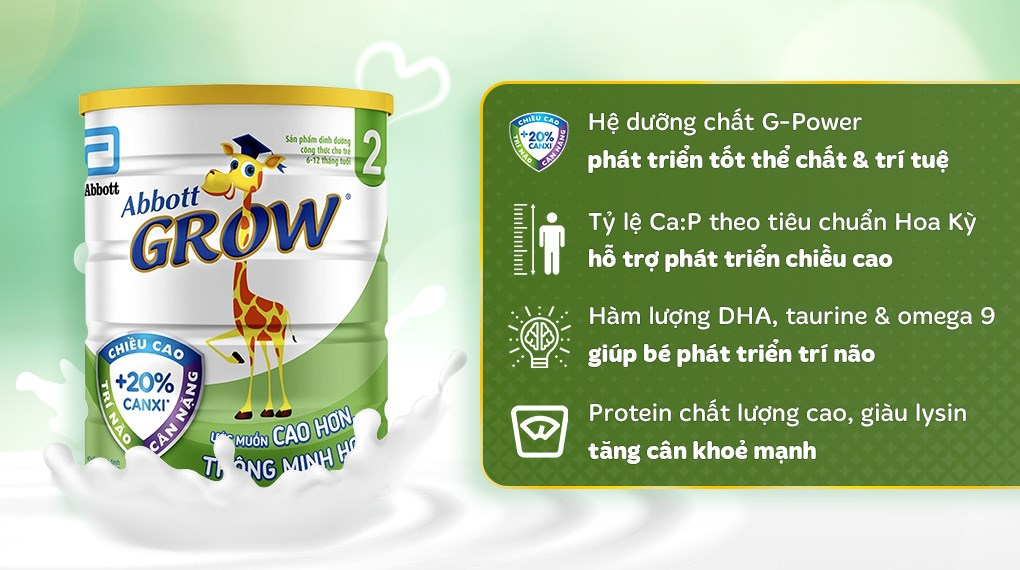 thương hiệu sữa Abbott Grow