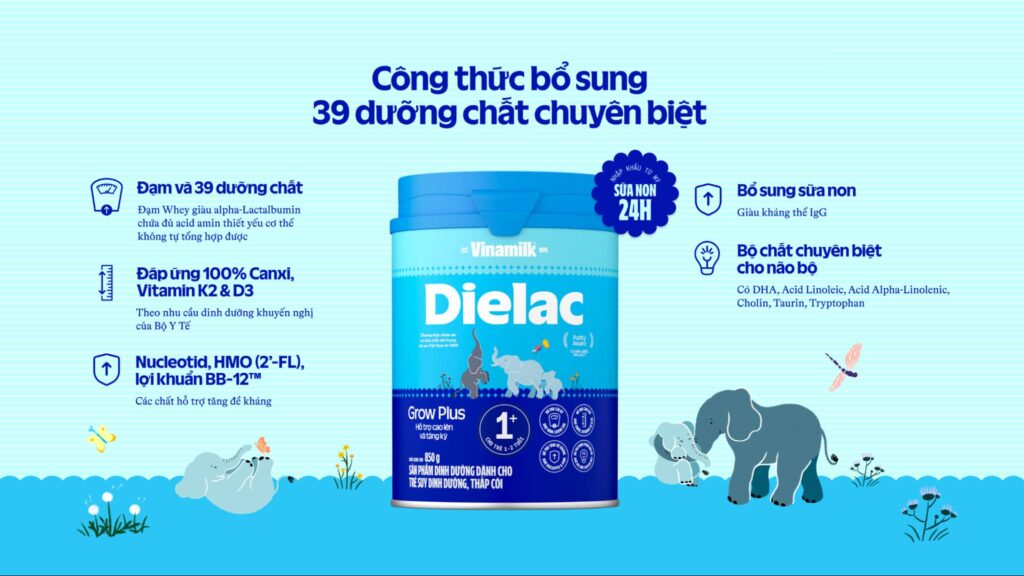 Sữa Vinamilk Dielac Grow Plus