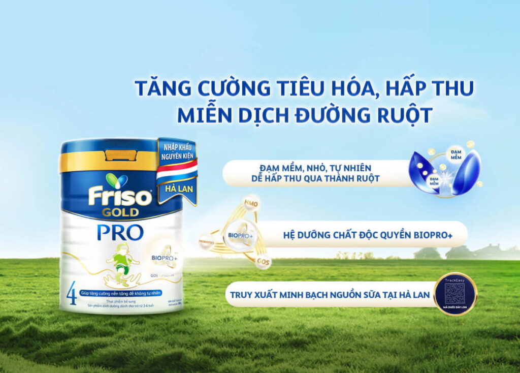 Sữa Friso Gold Pro