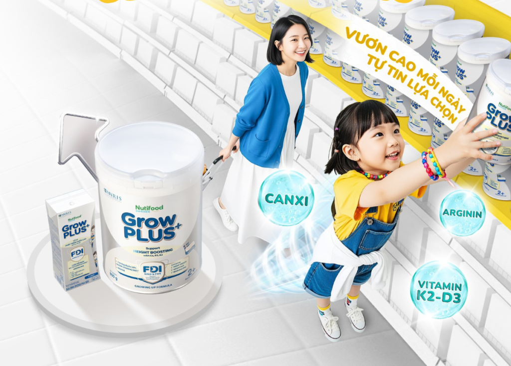 Chọn sữa bột Grow Plus phù hợp nhất với thể trạng của bé