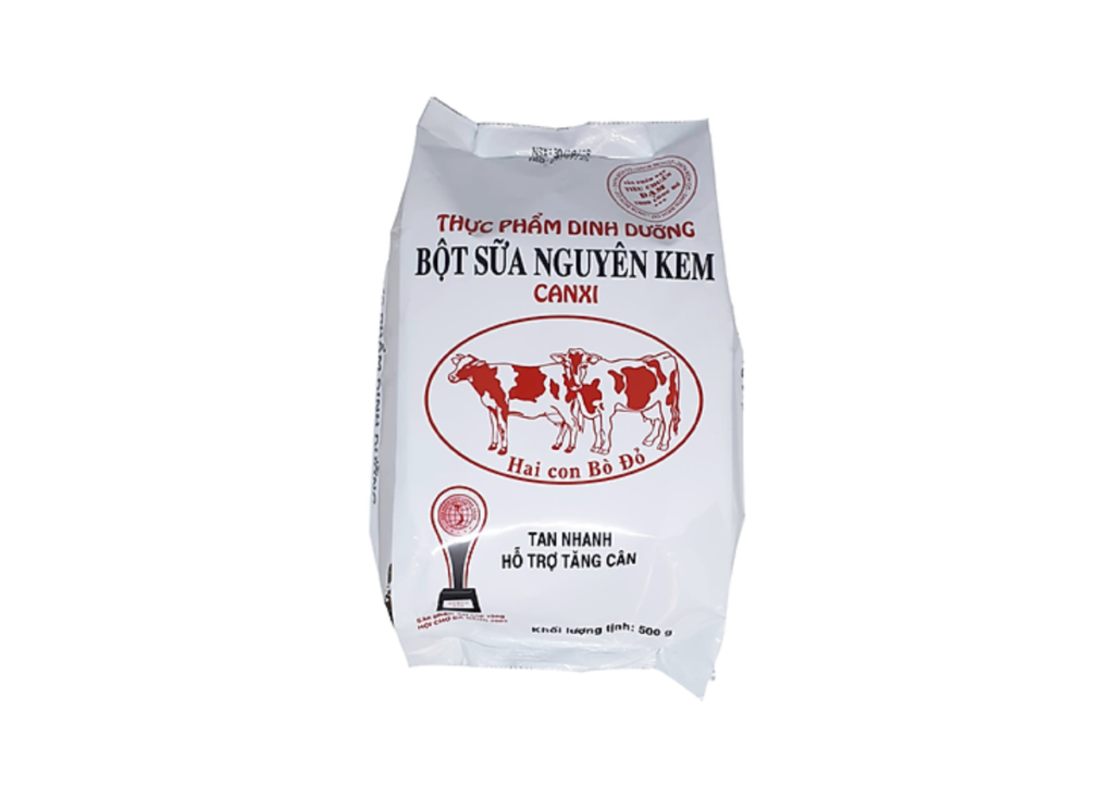 Sữa bột nguyên kem Hai Con Bò Đỏ