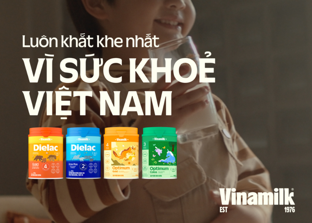 Lựa chọn sữa bột Vinamilk phù hợp với độ tuổi của bé