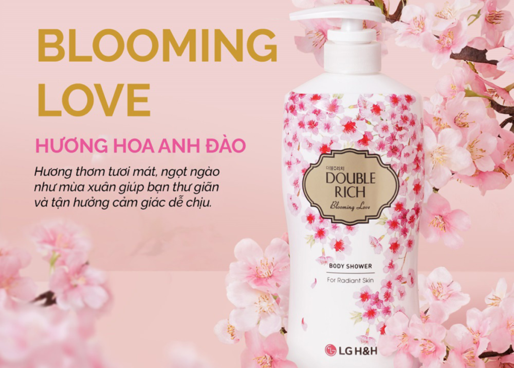 Sữa tắm Double Rich Hoa Anh Đào