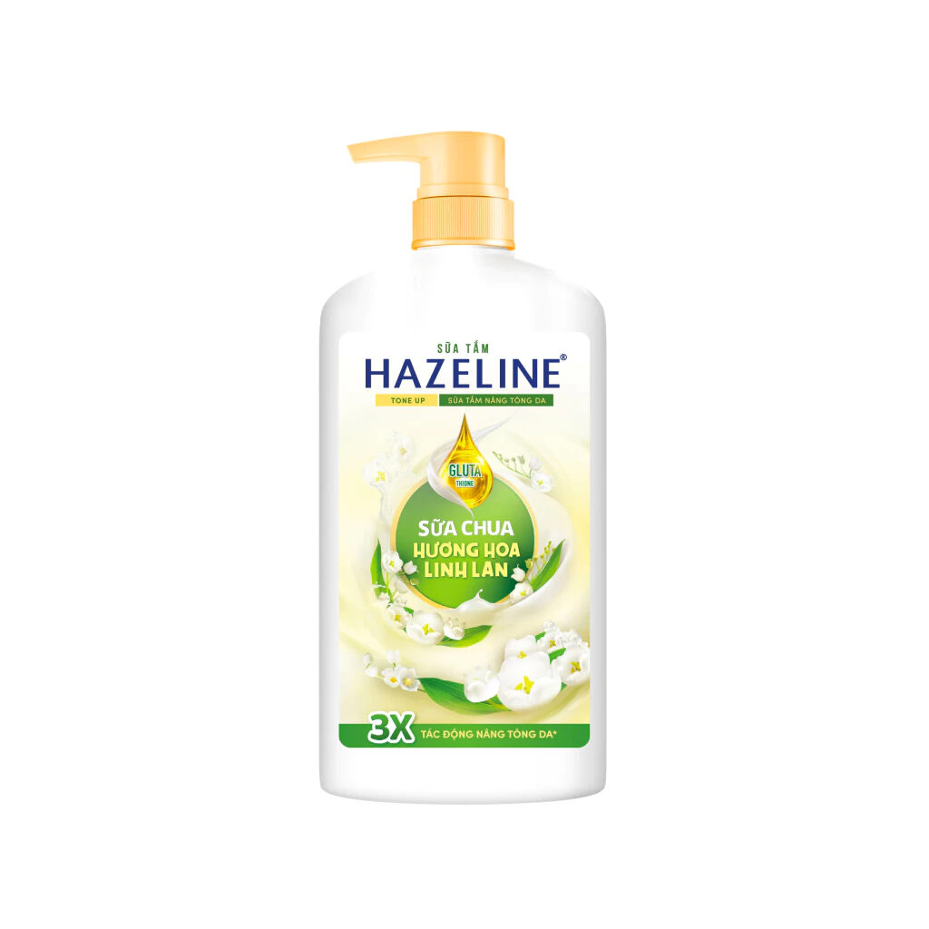 Sữa tắm Hazeline nâng tông da sữa chua hương linh lan