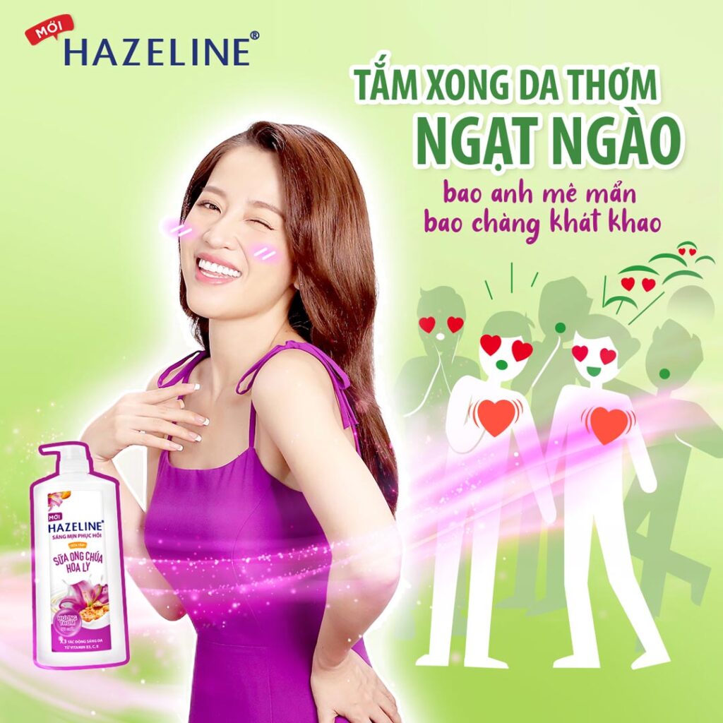 Sữa tắm Hazeline sữa ong chúa & hoa ly