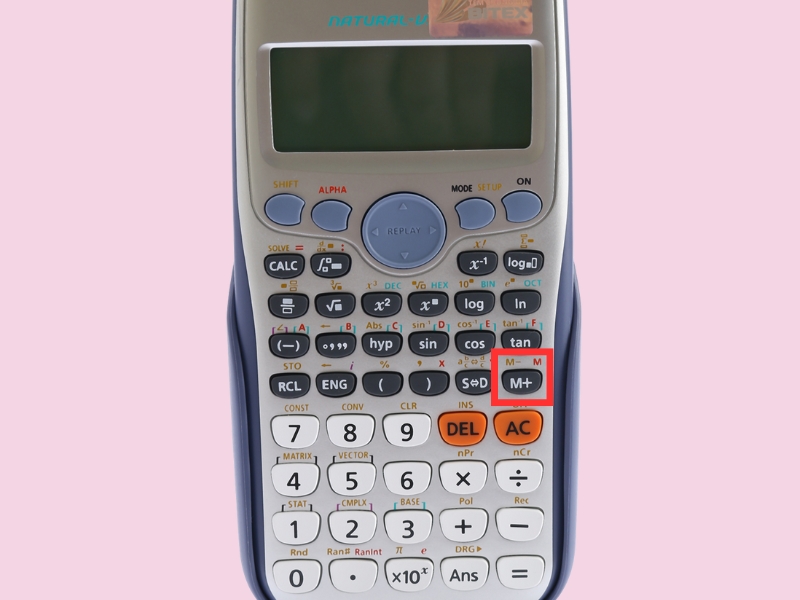 Sử dụng bộ nhớ độc lập (M+, M-, MR)