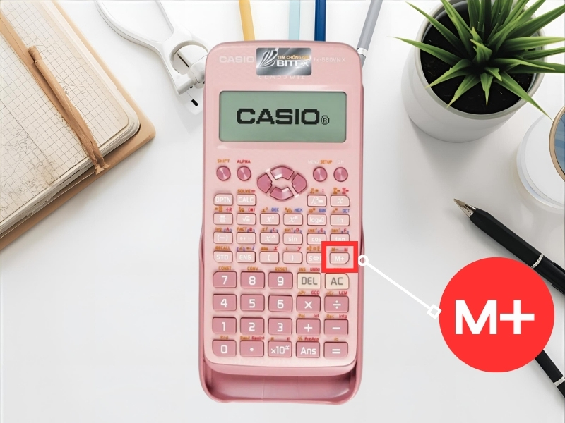 Giải thích chữ M trên máy tính Casio và nguyên nhân chữ xuất hiện