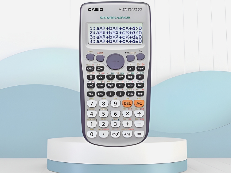 Hướng dẫn cách bấm bất phương trình trên máy tính Casio fx-570VN Plus