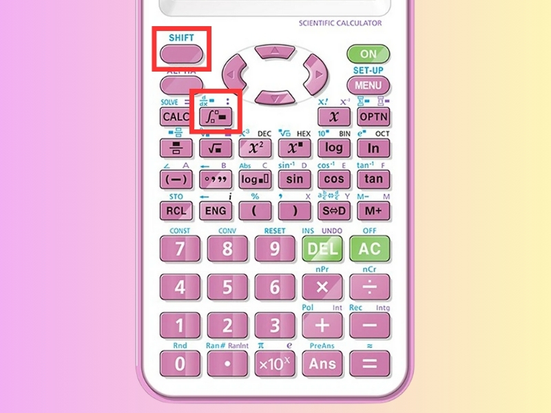 Cách bấm đạo hàm cấp 1 trên máy tính Vinacal 680EX Plus