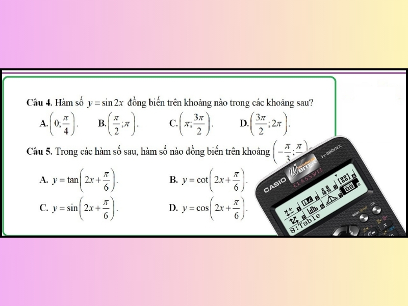 Xét tính đơn điệu của hàm số
