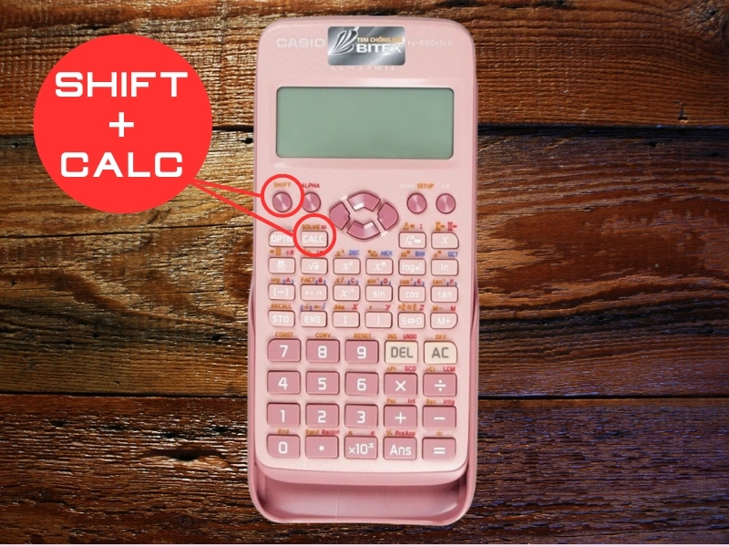 Chức năng dò nghiệm (SHIFT SOLVE / SOLVER)