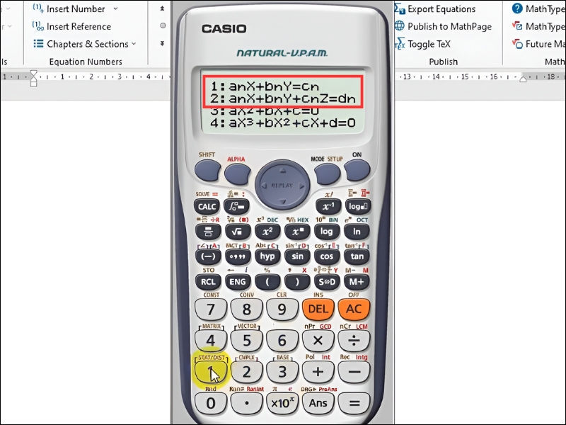 Cách giải hệ phương trình 2, 3 ẩn bằng máy Casio FX-570 VN Plus