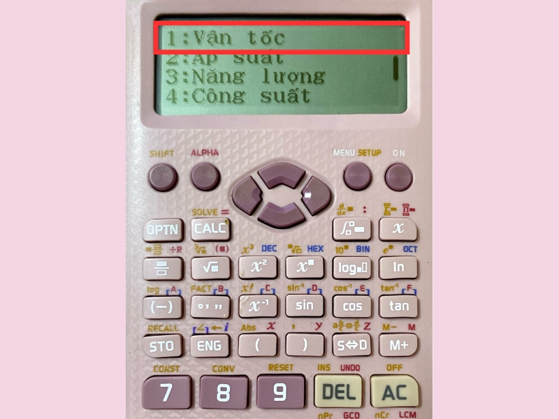 Tìm chọn loại đơn vị cần thiết