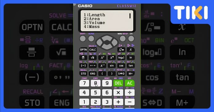 Cách đổi đơn vị trên máy tính Casio: Hướng dẫn 580VN X và 880BTG