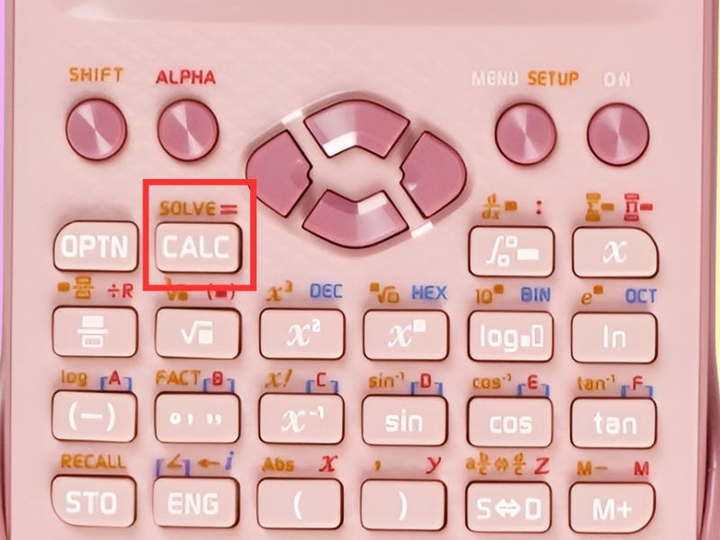 Sử dụng lệnh CALC để thử đáp án