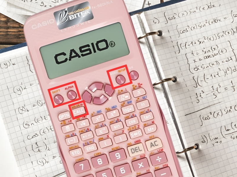 Làm quen với các phím chức năng quan trọng trên máy tính Casio