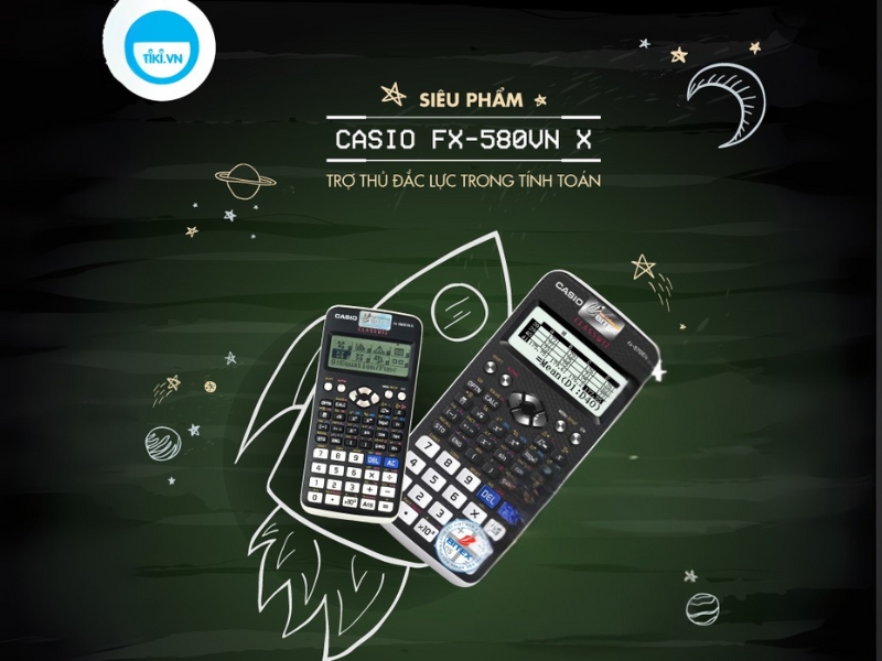 Mua máy tính Casio FX 580VNX chính hãng Bitex tại Tiki