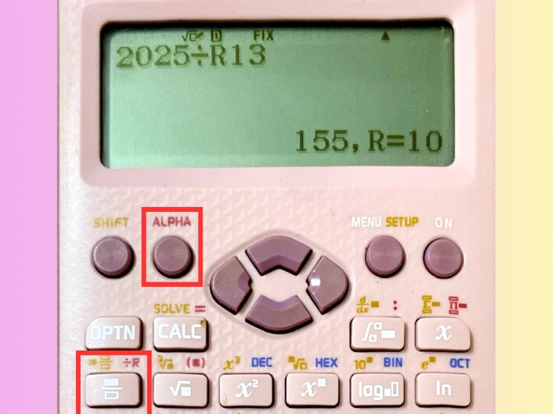 Các bước thực hiện đối với máy tính Casio FX-580VN X